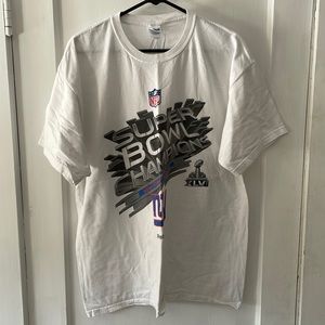New York Giants Super Bowl XLVI short sleeve tee